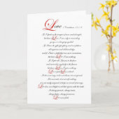 コリント13 カード (黄色い花)