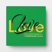 コリント13 |クリスチャン・ラブ フォトプラーク (正面)