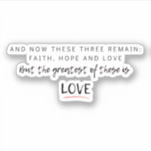 コリント13 シール (正面)