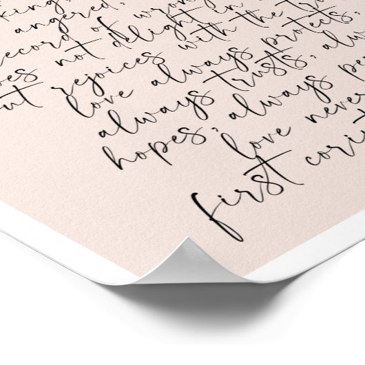 コリント13 ポスター (角)