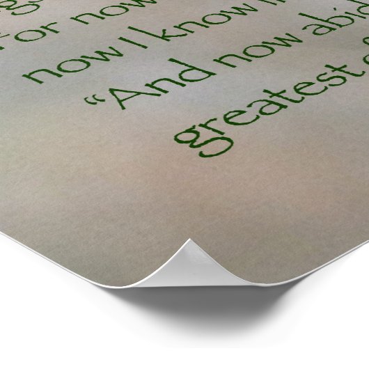 コリント13 ポスター (角)