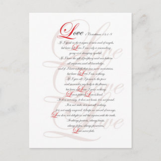 コリント13 ポストカード