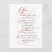 コリント13 ポストカード (正面)