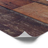 コリント13:4-8聖書の聖句の愛は忍耐強い ポスター (角)