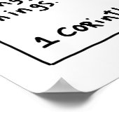 コリント13 4-8 ポスター (角)