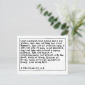 コリント13 4-8 ポストカード (スタンド正面)