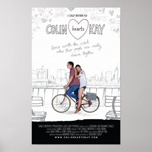 コリンハートケイ – poster 11 x 17 ポスター (正面)