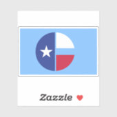 コリン郡旗テキサス州 シール (シート)