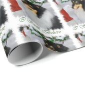 コリーがサンタクリスマスに出会う ラッピングペーパー (ロールコーナー)