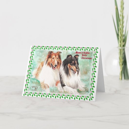 コリーのすてきなクリスマスカード シーズンカード (正面)