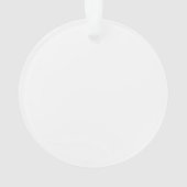 コリーのクリスマスオーナメント オーナメント (裏面)