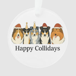 コリーのクリスマスオーナメント オーナメント