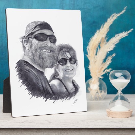 コリーのプレート フォトプラーク (側面)