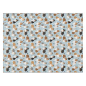 コリーの粗い手と骨 テーブルクロス (正面(横))