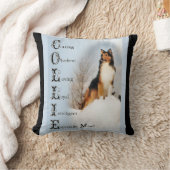 コリーは…ラフ・コリーラバーズアート クッション (ブランケット)