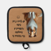 コリーオーブンミット 鍋敷き (正面)