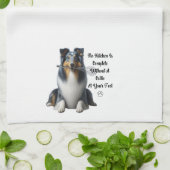 コリーキッチンタオル キッチンタオル (折り畳み)