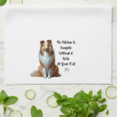 コリーキッチンタオル キッチンタオル (折り畳み)