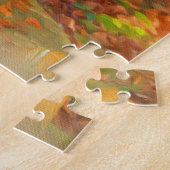 コリードッグインオータムフォレストパステルスケッチ ジグソーパズル (側面)