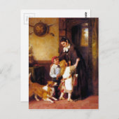 コリードッグホームウェルカム絵画ズ ポストカード (正面/裏面)