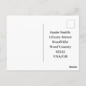 コリードッグポートレート ポストカード (裏面)