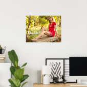 コリーナレイチェルレッドドレスポスター ポスター (ホームオフィス)