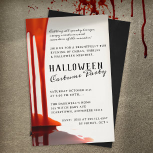 コリーブラッドドリップスハローウィンパーティ チラシ