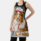 コリーホリデーベーキング:フェスティバルクリスマス エプロン (インサイチュ)
