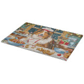 コリーホリデーベーキング:フェスティバルクリスマス カッティングボード (角)