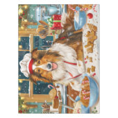 コリーホリデーベーキング:フェスティバルクリスマス テーブルクロス (正面)