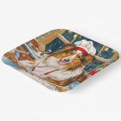 コリーホリデーベーキング:フェスティバルクリスマス ペーパープレート (傾斜あり)