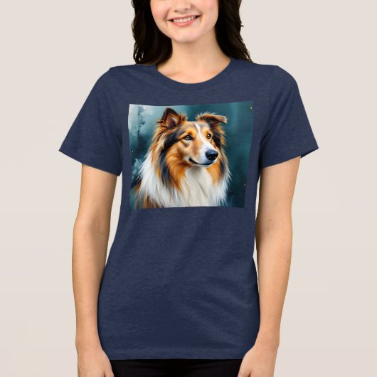 コリーポートレート トライブレンドＴシャツ (正面)