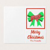 コリーラフなクリスマスドッグ&グリーンボウスモール (外部フラット)