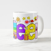 コリーン・マグ ジャンボコーヒーマグカップ (正面右)