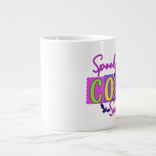 コリー不気味ハロウィンマグ ジャンボコーヒーマグカップ (正面)