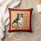 コリー愛! 家コリーの毛のないない家 クッション (ブランケット)