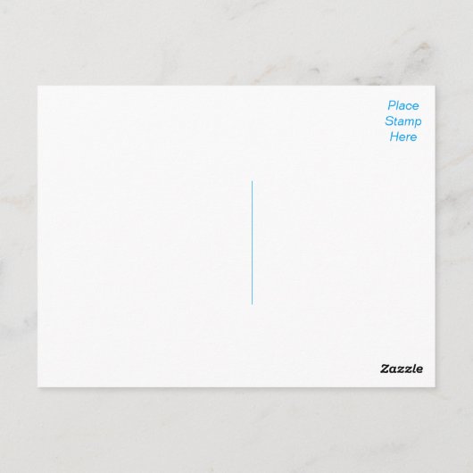 コリー犬の挨拶状ポストカード ポストカード (裏面)