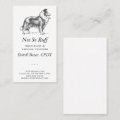 コリー犬ビジネス 名刺 (正面/裏面)