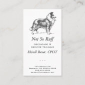 コリー犬ビジネス 名刺 (正面)