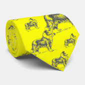 コリー犬 ネクタイ (ロール)