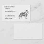 コリー犬 名刺 (正面/裏面)