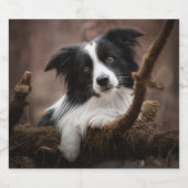 コリー素晴らし縁どポートレート ビールラベル (シングルラベル)