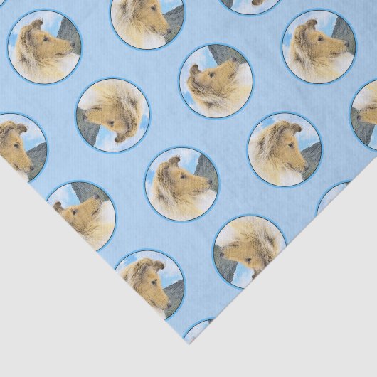 コリー絵を描ズのラフなセーブルメルレオリジナルドッグアート 薄葉紙 (詳細)