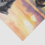 コリー縁どとオーストラリアのシェパードの切り離し 薄葉紙 (詳細)