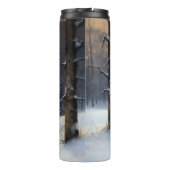 コリー縁どは雪のクリスマスを許す タンブラー (裏面)