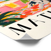 コリー縁どイインバスルームプリントマティスウォール ポスター (角)