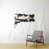 コリー縁どイラストレーション! タペストリー (インサイチュ(横))