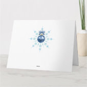 コリー縁どクリスマスカード カード (裏面)