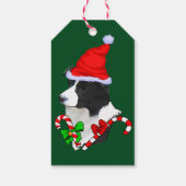 コリー縁どクリスマス ギフトタグ (裏面)
