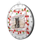 コリー縁どクリスマス ダーツボード (正面右)